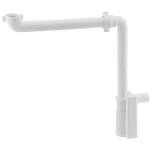 Sifoon põhjaklapi alla, ruumi säästev