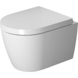 Seina wc Duravit Me by Starck Compact, Rimless®, koos prill-lauaga