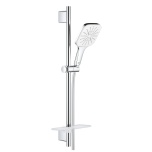 Dushikomplekt GROHE RAINSHOWER SMARTACTIVE 130 CUBE, valge/kroom