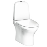 Wc Estetic 8300 valge CeramicPlus, SoftClose prill-laud, liimitav