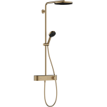 Dushisüsteem Hansgrohe Pulsify S Showerpipe 260 1jet EcoSmart with ShowerTablet Select 400, brushed bronze
