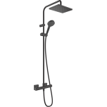 Dushisüsteem Hansgrohe Vernis Shape Showerpipe 230 1jet EcoSmart matt-must