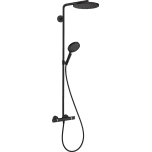 Dushisüsteem Hansgrohe Raindance Select S Showerpipe 240 1jet PowderRain, matt-must