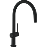 Köögisegisti Hansgrohe Talis M54 220, 1jet, matt-must