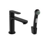 Valamusegisti Hansgrohe Rebris S 110, bideedushiga, matt-must