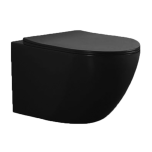 Seina wc LaVita SINTO BLACK, RIM+, SoftClose prill-lauaga